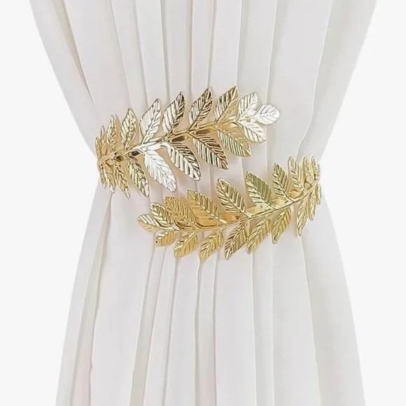 Gold Leaf Roman Greek Cuff Arm Cuff Bracelet Halloween Costume Renaissance Faire - Picture 3 of 3